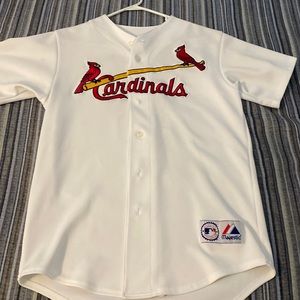 Albert Pujols Cardinals Home Baseball Jersey, Men’s size Medium, Used.